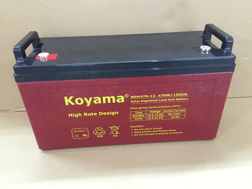 12V 150ah Maintenance Free Lead Acid Battery Solar Battery Nph520-12