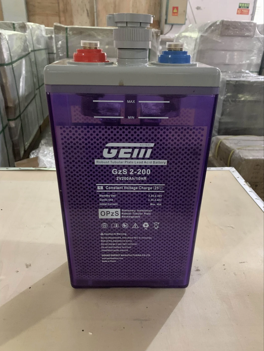 GEM Battery I GzS Series High quality batteries OPzS 2V-900AH
