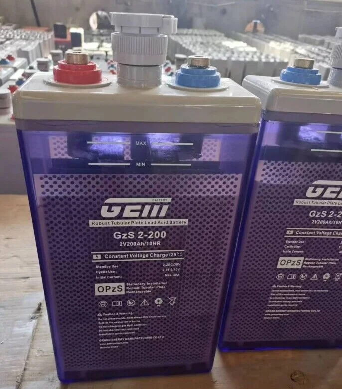 GEM Battery I GzS Series High quality Flooded-Vented-Wet batteries OPzS 2V 2000Ah