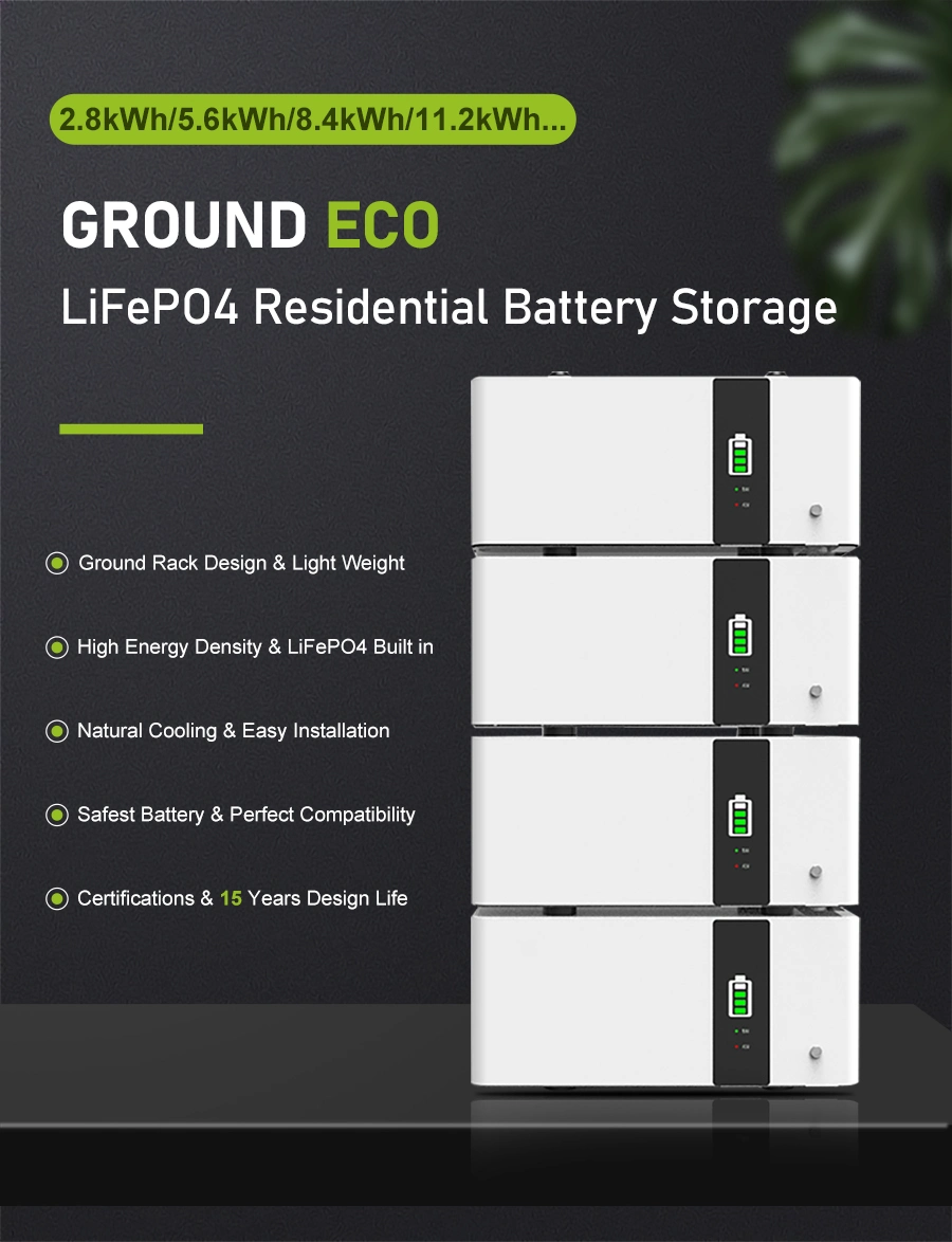 Hot Sale LiFePO4 Deep Cycle Battery 48V 51.2V 100ah 200ah 300ah Lithium Battery with BMS