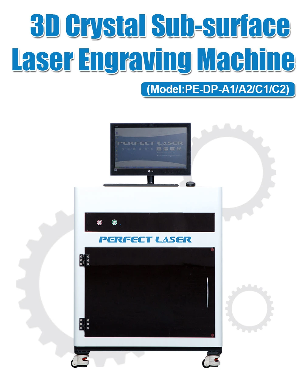 Series 3D Crystal Subsurface Glass Inside Laser Engraving Machine