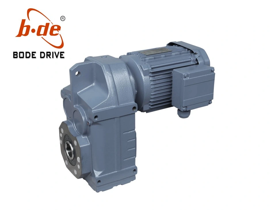 F Series Motor+Brake+Gear F158 Crane Parallel Shaft Fa Industrial Reducer Gearbox