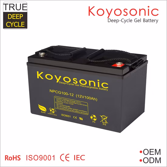 High Temperature 12V100ah Long Life Batteries 150ah 200ah 250ah 270ah 300ah Gel Battery